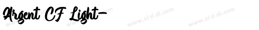 Argent CF Light字体转换 Argent CF Light字体转换